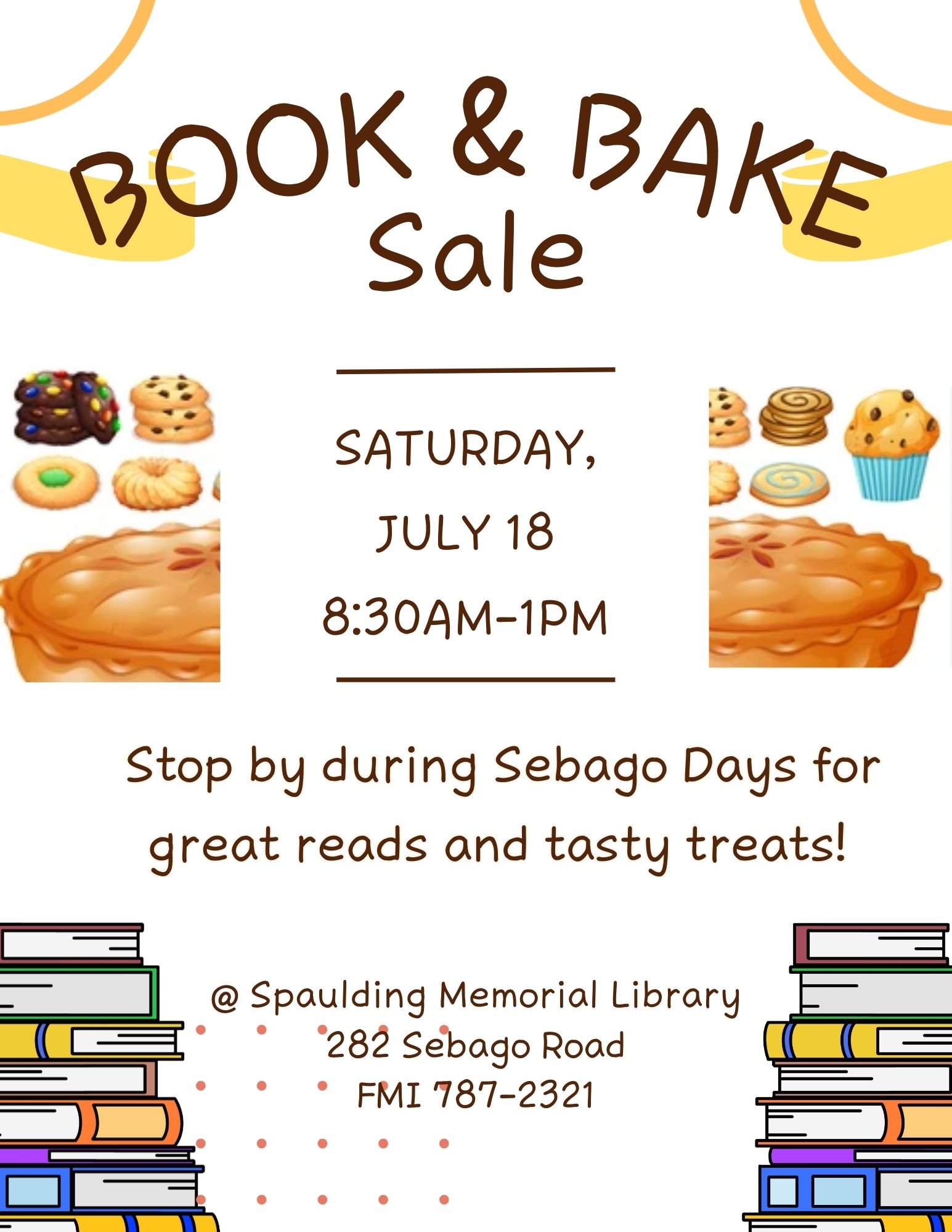 Book & Bake Sale